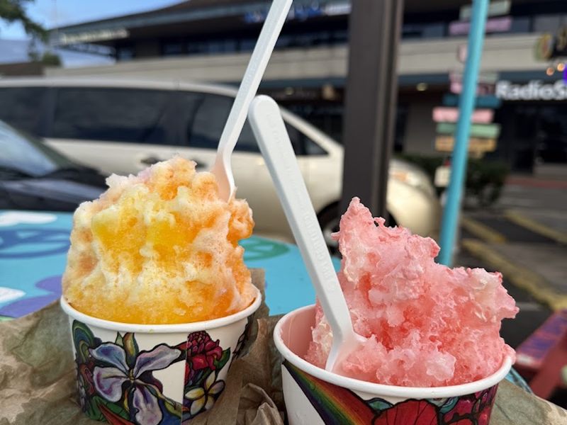 Peace Love Shave Ice food